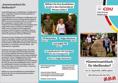 Flyer Meiendorf auen