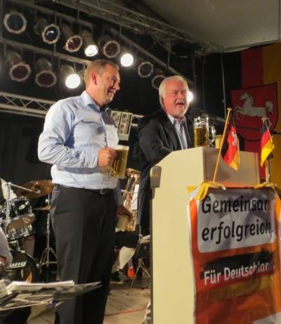 Henning Otte und Peter Harry Carstensen